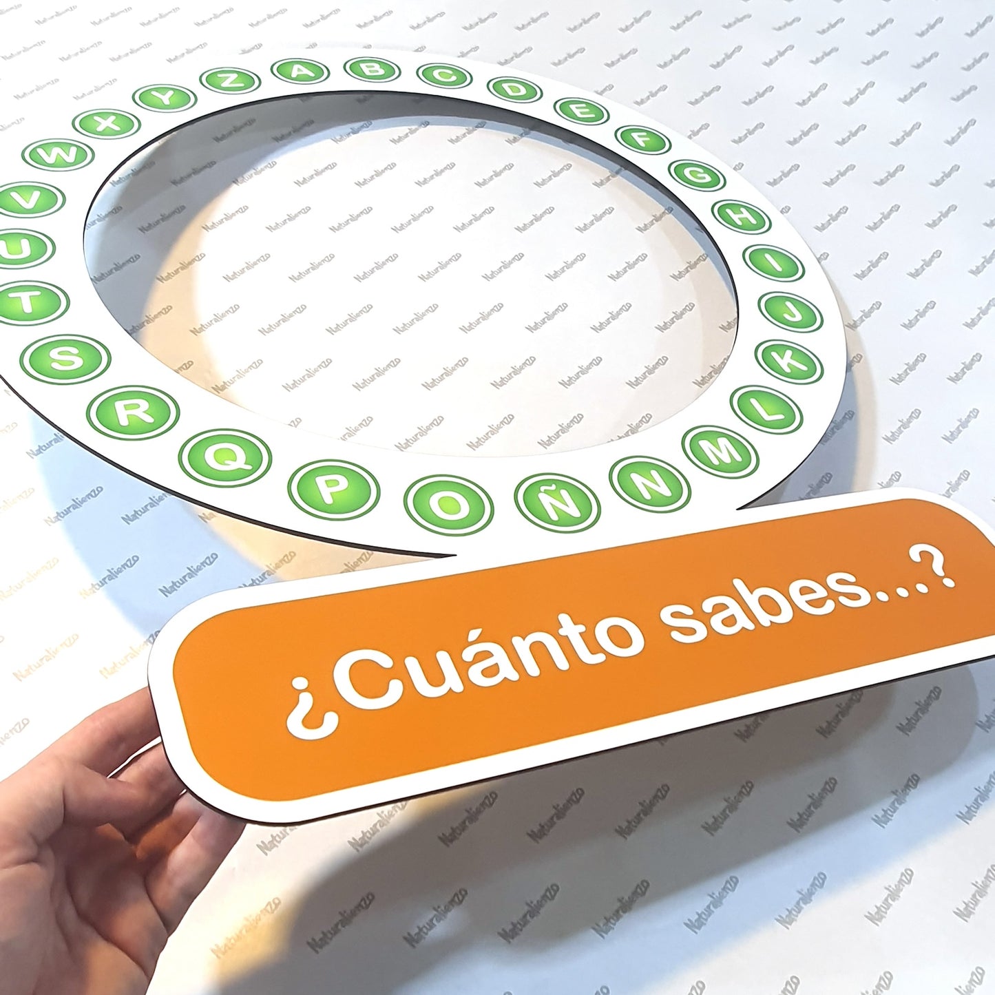 Rosco Pasapalabra Personalizado – Juego de Mesa Divertido y Original