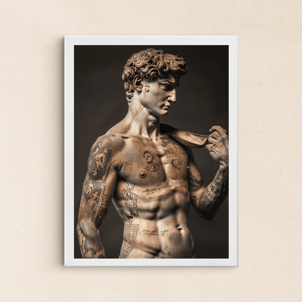 Miguel Angel tatuado