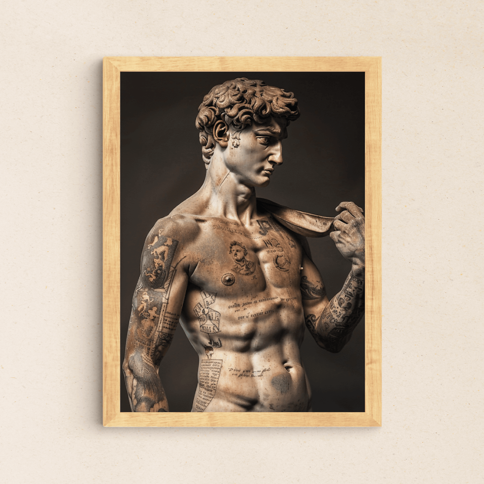 Miguel Angel tatuado