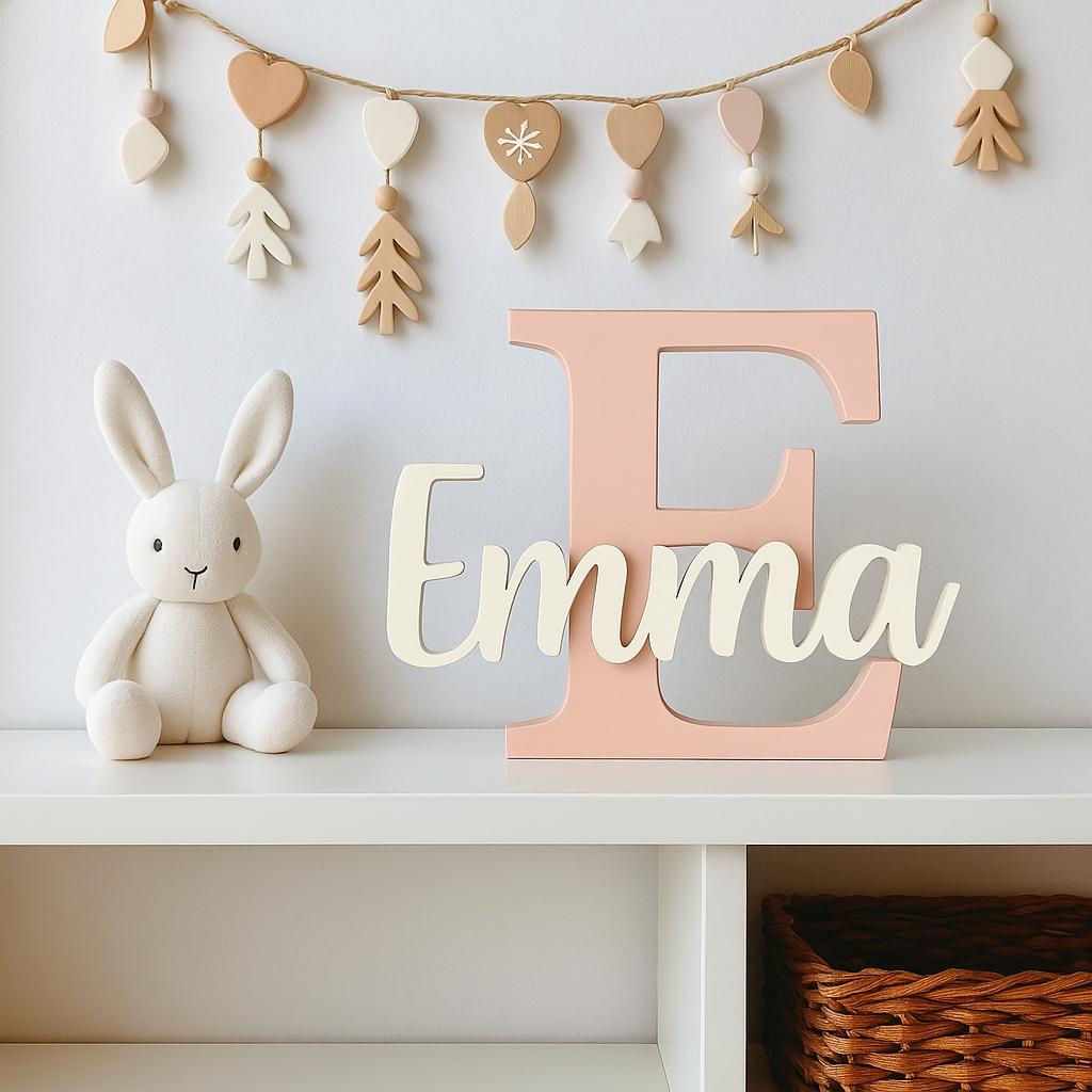 Inicial con Nombre Personalizado – Decoración y Regalo Único