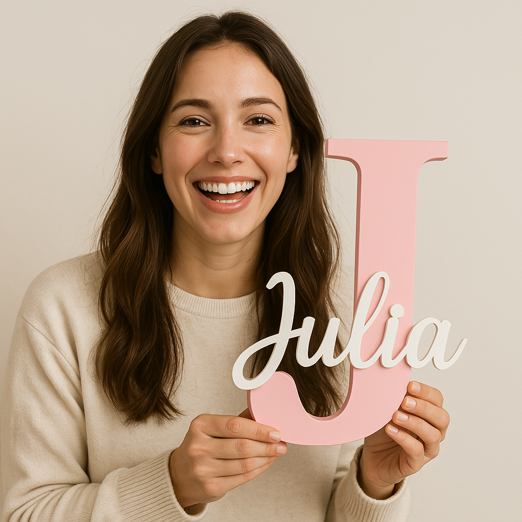 Inicial con Nombre Personalizado – Decoración y Regalo Único