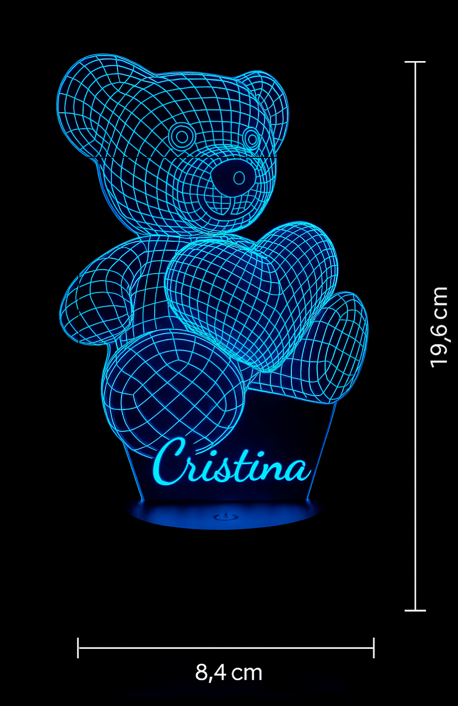 Lámpara 3D con Luz LED – Diseño Único y Decorativo
