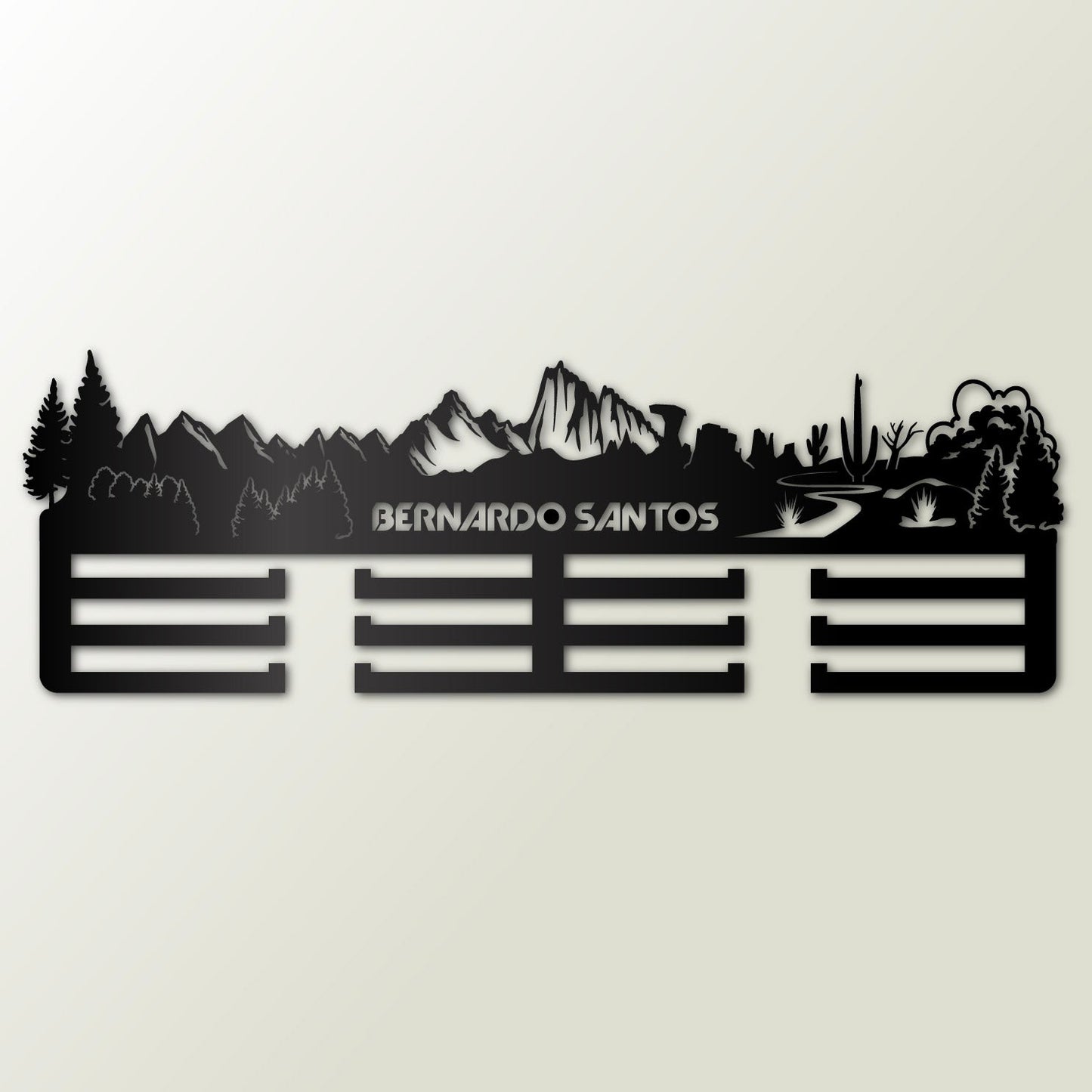Medallero Running Personalizado con Nombre, modelo Espíritu del Monte