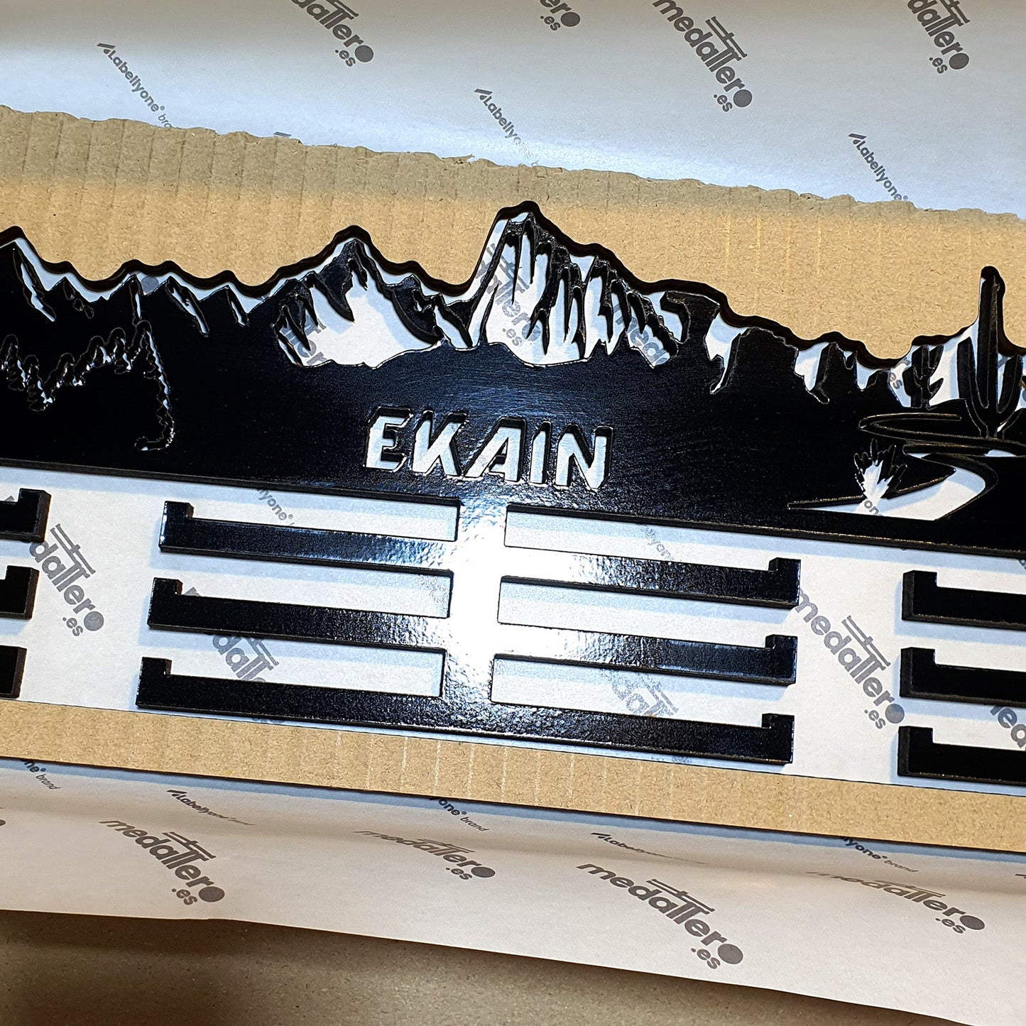 Medallero Running Personalizado con Nombre, modelo Espíritu del Monte
