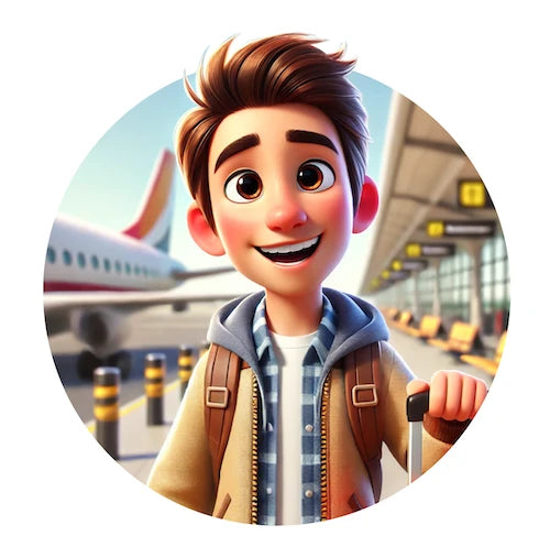 Amantes aviación y viajar