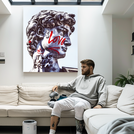 Cuadro personalizado estilo graffiti – Miguel Ángel