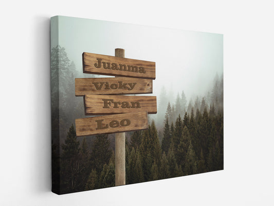 Bosque Niebla Horizontal