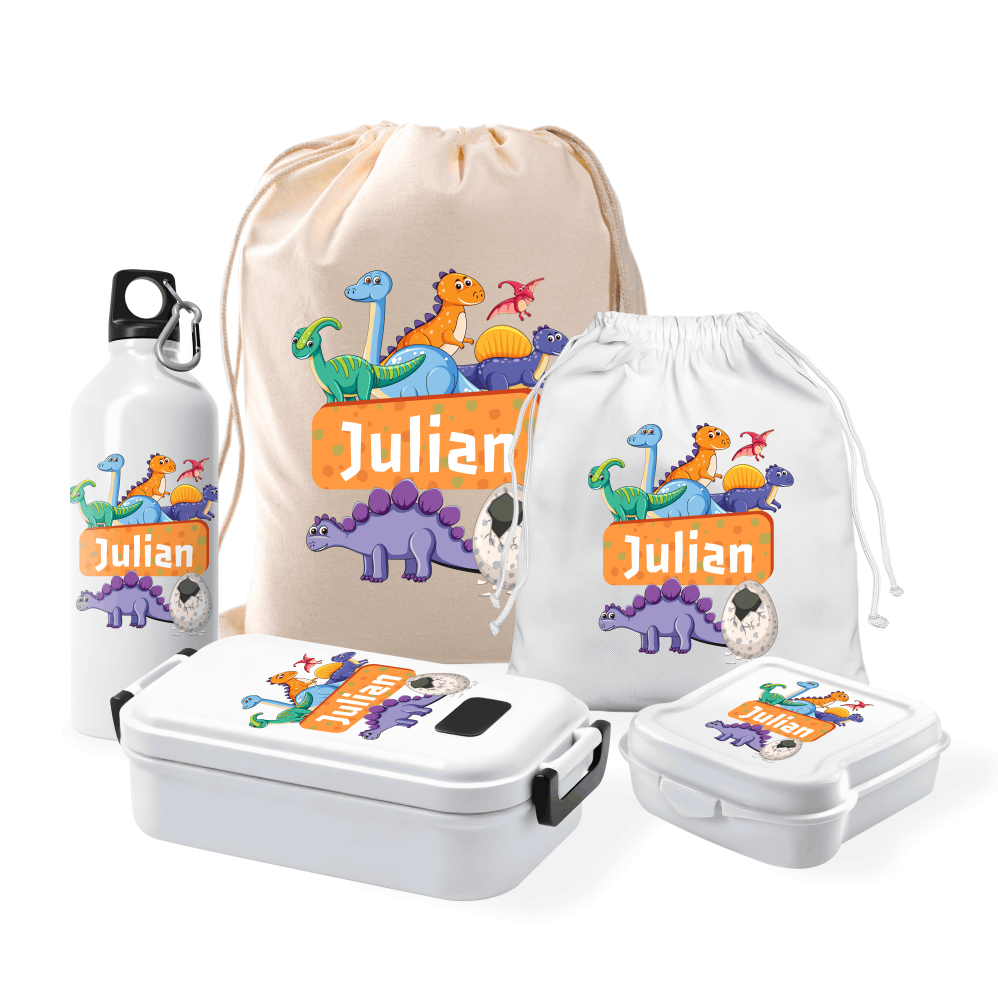 Pack Escolar Personalizado - Mochila, Botella y Fiambreras