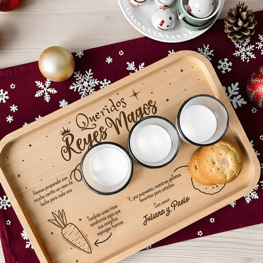 Bandeja Personalizada Reyes Magos – Tradición Navideña