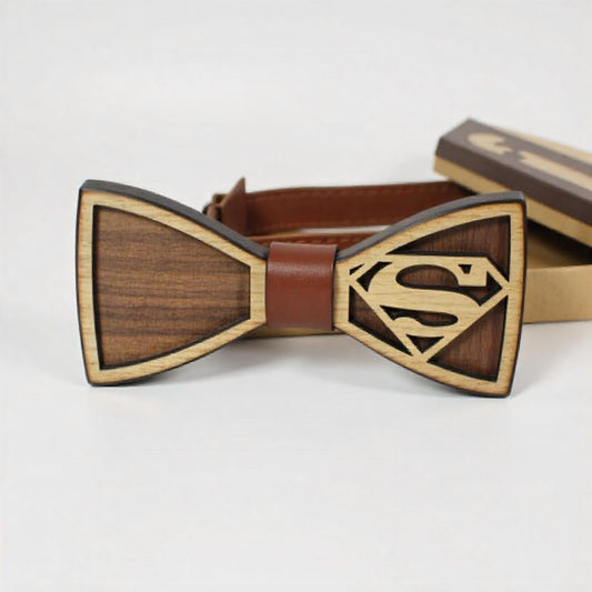 Pajarita de Madera Hecha a Mano – Accesorio Elegante para Hombre