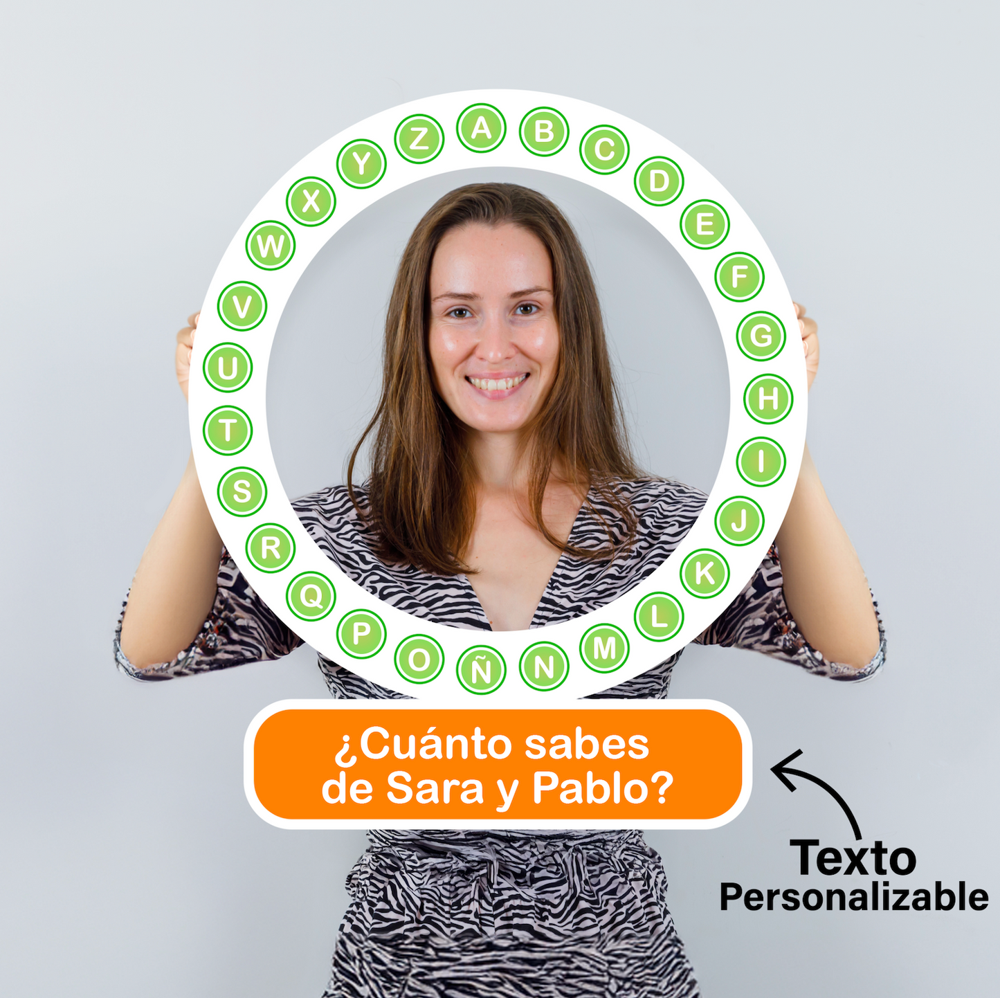 Rosco Pasapalabra Personalizado – Juego de Mesa Divertido y Original