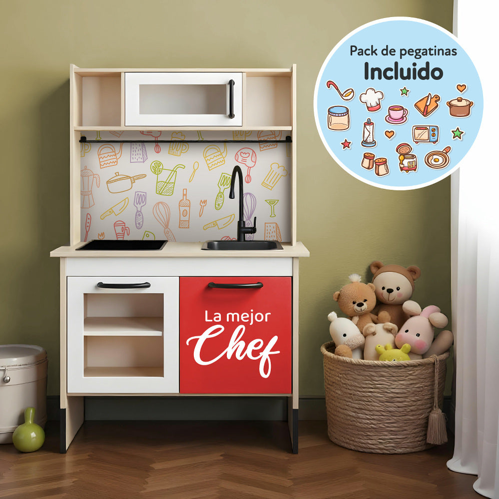 Pegatinas compatibles para personalizar Cocina de Juguete IKEA DUKTIG