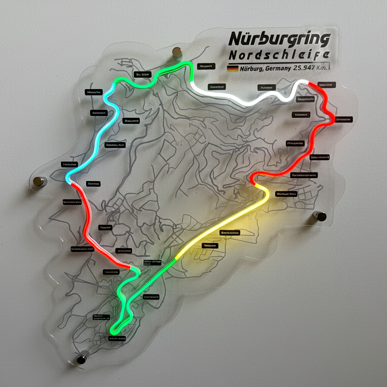 Placa led circuito Nurburgring