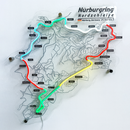 Placa led circuito Nurburgring