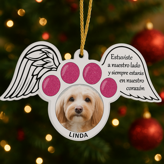 Colgante navidad personalizado conmemorativo mascota querida