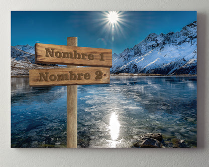 Lago Bosque Nevado Horizontal 4