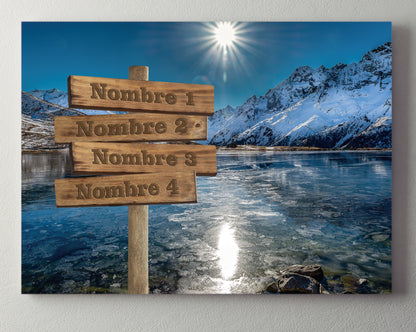 Lago Bosque Nevado Horizontal 4