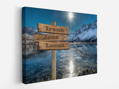 Lago Bosque Nevado Horizontal 4