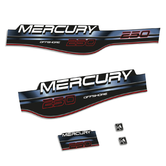Adhesivos Mercury 250HP Offshore 1994-1998 motor fueraborda pegatinas en vinilo