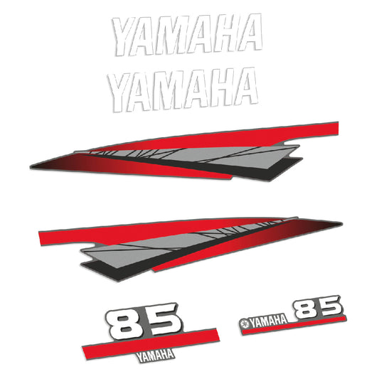 Adhesivos Yamaha 85HP Dos tiempos motor fueraborda pegatinas en vinilo